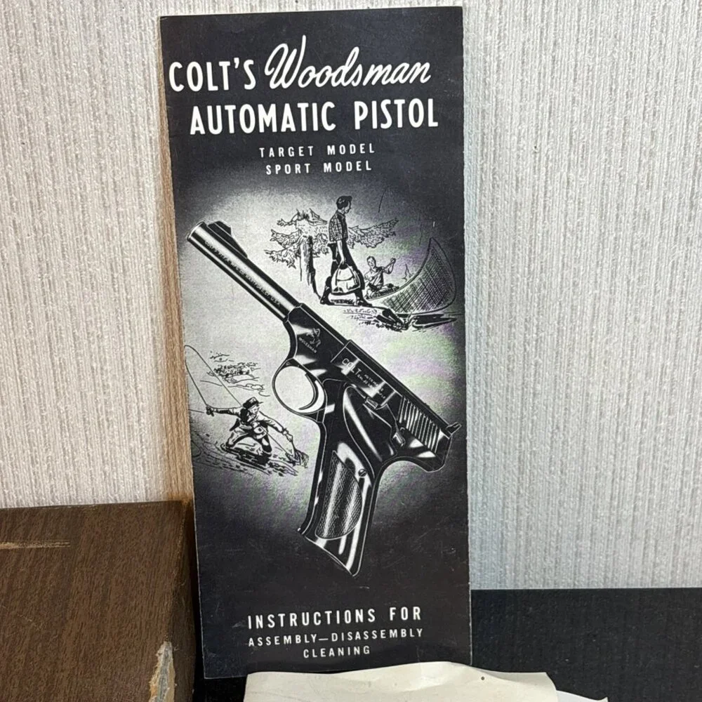Colt Targetsman Original Box w/ Warranty Card Instructions Target Wrapping Paper